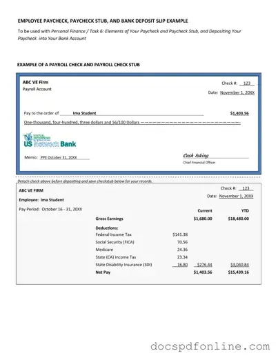 Fill Your Payroll Check Form