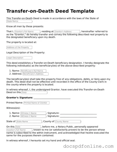 Attorney-Approved Transfer-on-Death Deed Document