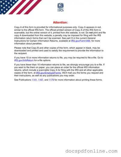 Fill Your IRS 1099-MISC Form